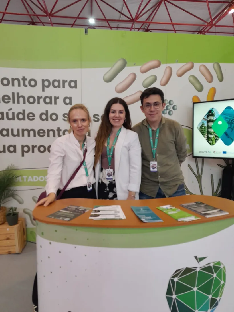A equipa da Food4Sustainability na Feira Nacional de Agricultura