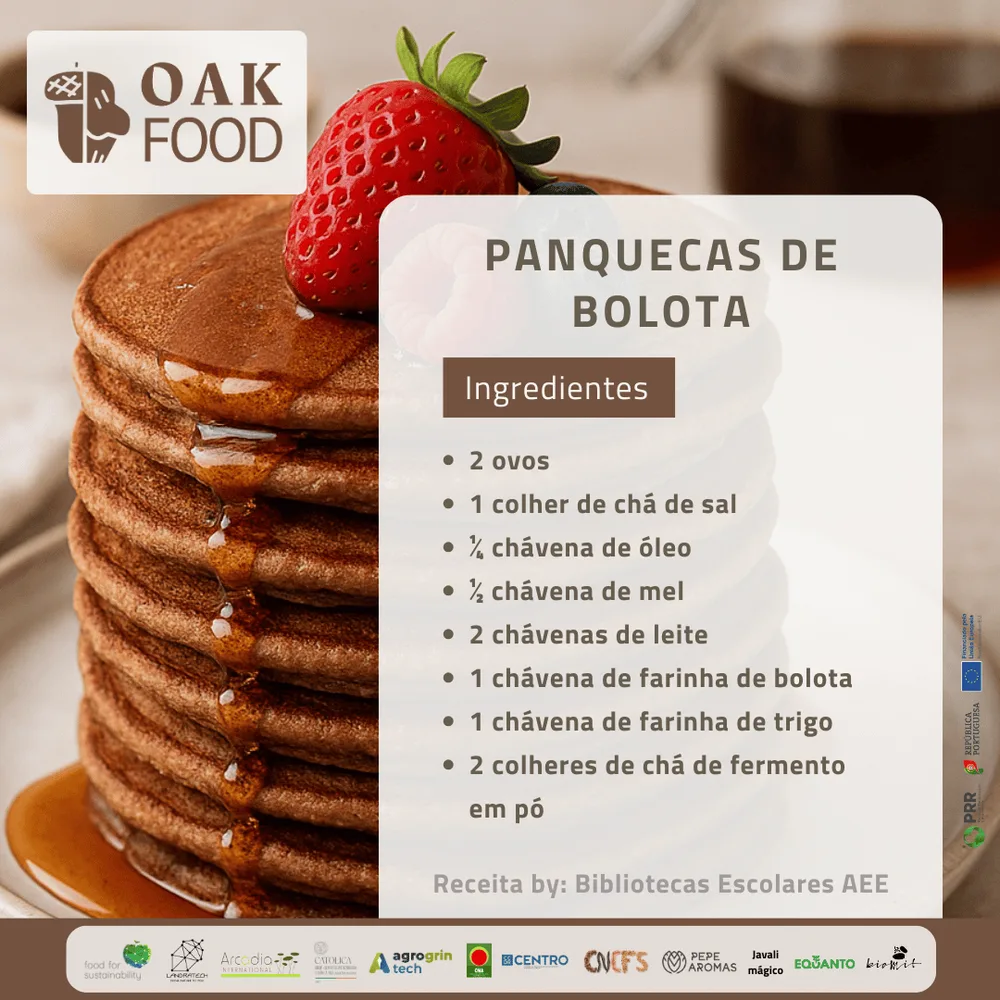Panquecas de bolota